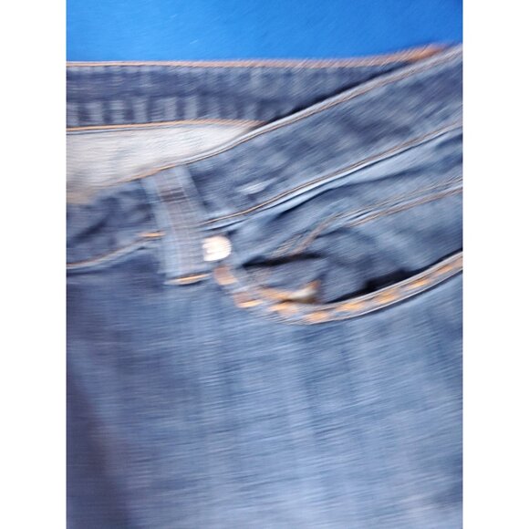 Vintage ANTIK DENIM Men's Jeans Button Fly Blue Jeans Metal studs  Size 42 - Picture 12 of 16